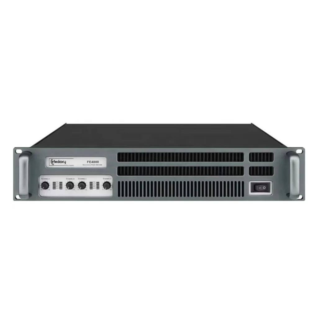 800W 4 Channel 2U Digital Power Amplifier Professional  Class H Power Amplifier