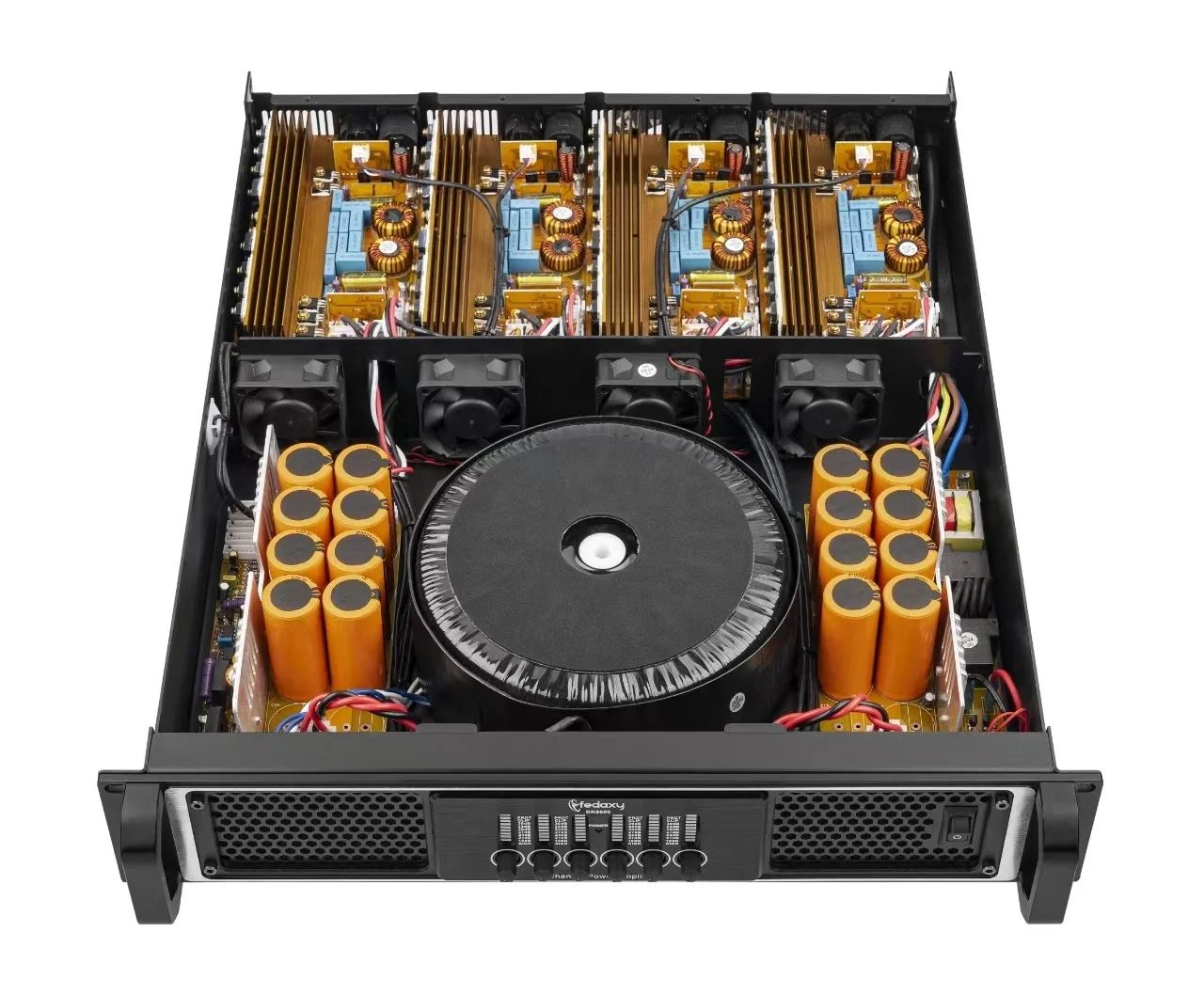 600W 6 Channel 2U 8ohm Professional Sound Big Power Class Td Power Amplifier Audio